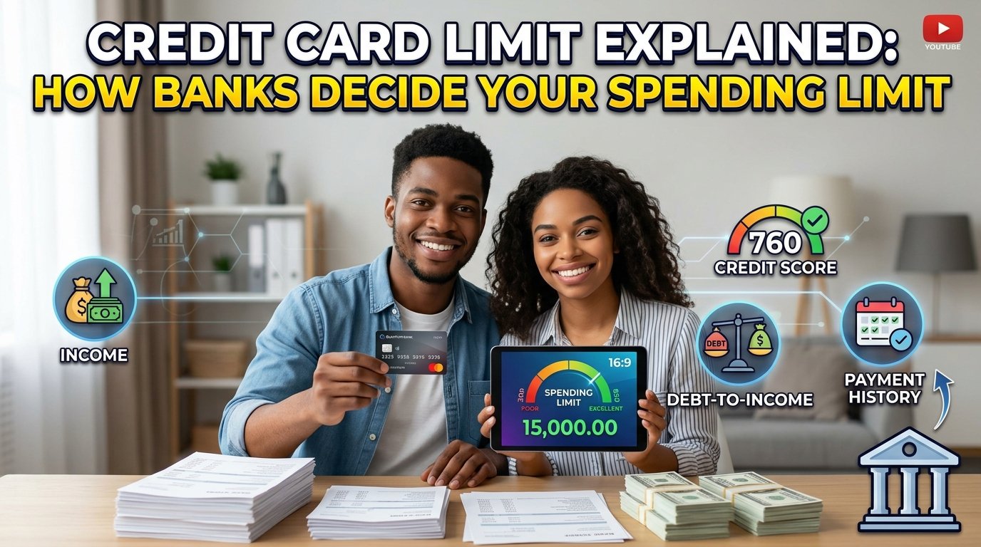 Credit Card Limit Explained: How Banks Decide Your Spending Limit