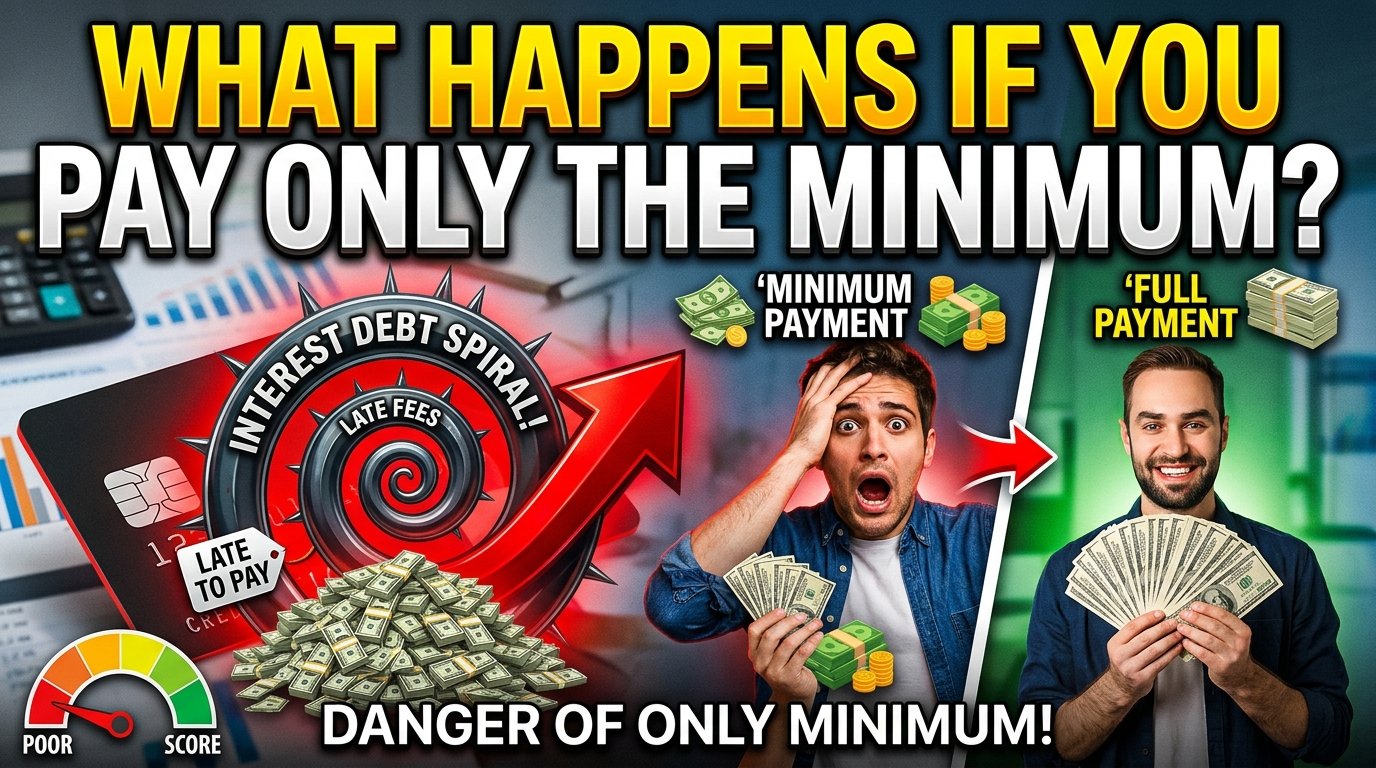 What Happens If You Pay Only the Minimum Amount on Your Credit Card?
