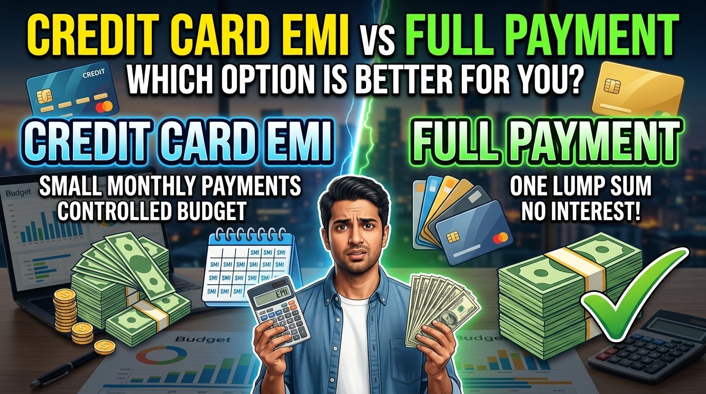 Credit Card EMI vs Full Payment: Which Option Is Better for You?